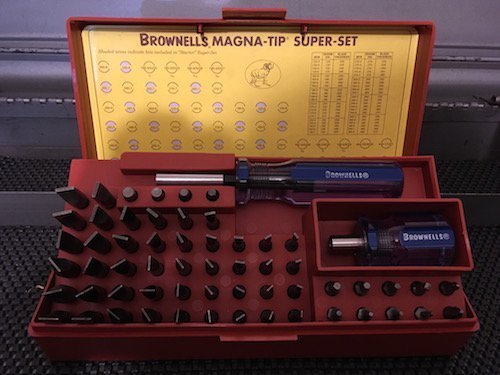 Brownells Magna Tip Firearm Screwdriver Set