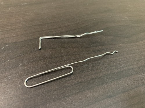 Picking locks with paper clips