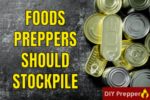 Types of food preppers should stockpile