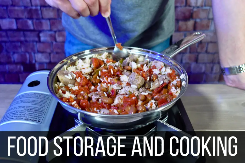 Food storage and cooking recommendations